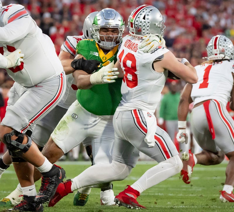 Derrick Harmon against Ohio State