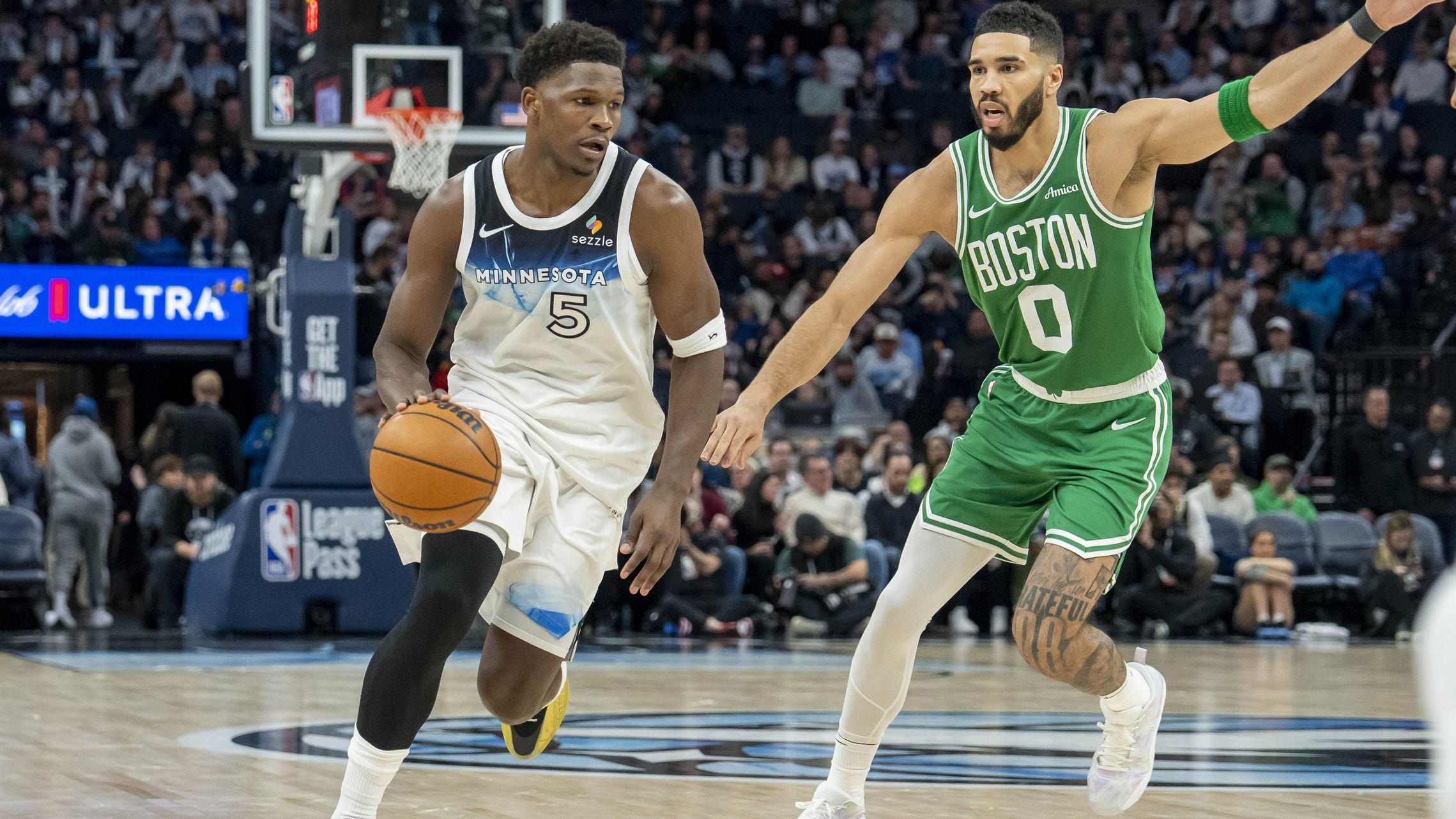 Anthony Edwards has a long way to go to reach Jayson Tatum’s level
