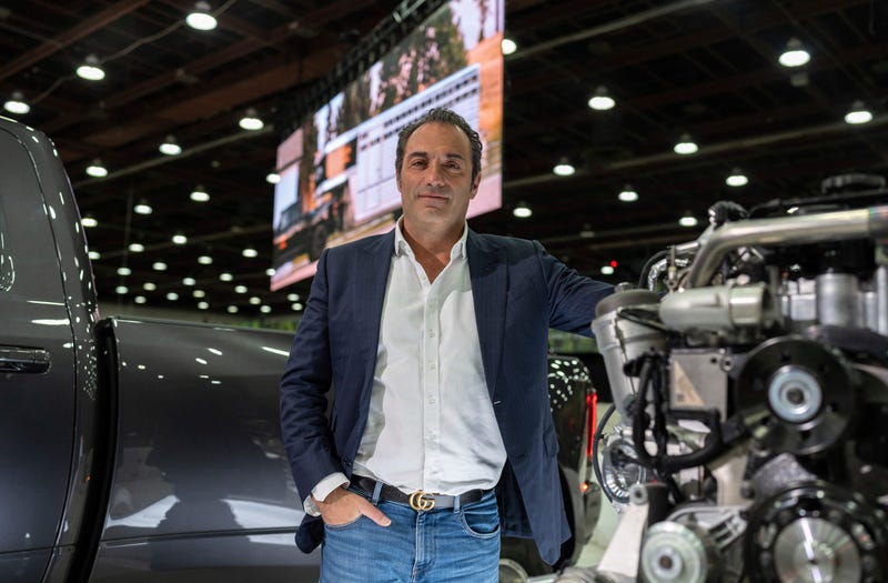 Stellantis COO Antonio Filosa at the 2025 Detroit Auto Show