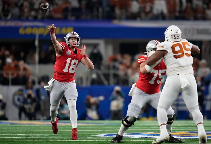 Will Howard throwing