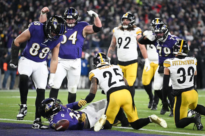 Steelers give up TD to Ravens