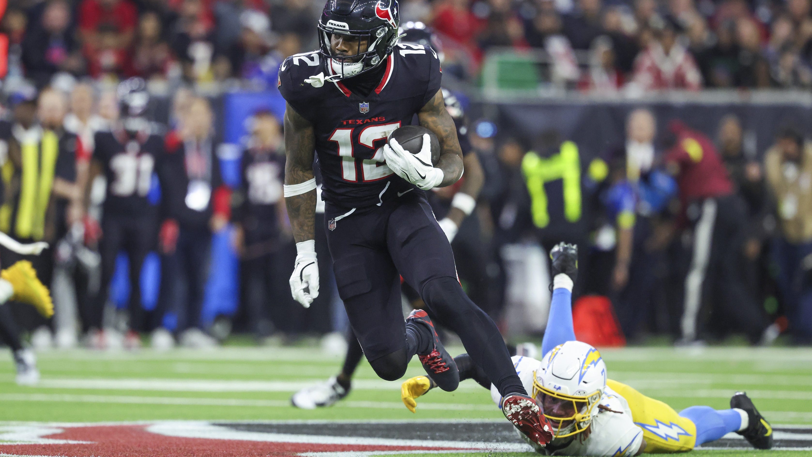 Predicting receiving yards for Texans WR Nico Collins in 2025