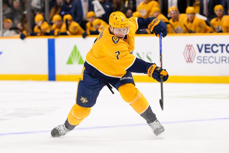 Luke Schenn with Nashville