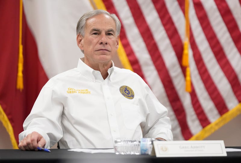 Gov. Greg Abbott and several of America's Governors attend a briefing about the border at the Texas Department of Public Safety in Eagle Pass on Sunday, Feb. 4, 2024.