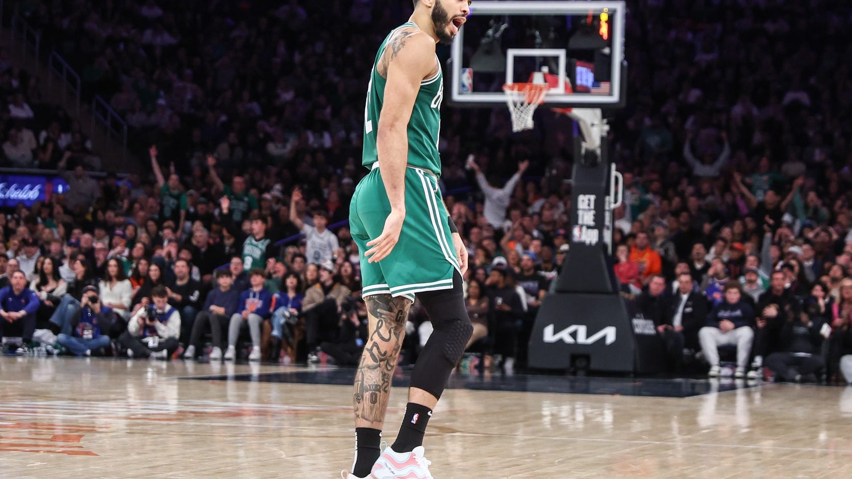 How Jayson Tatum made history on a star-studded night at MSG