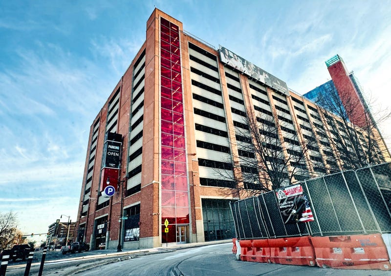 Parking garage at Hollywood Casino at Greektown in Downtown Detroit