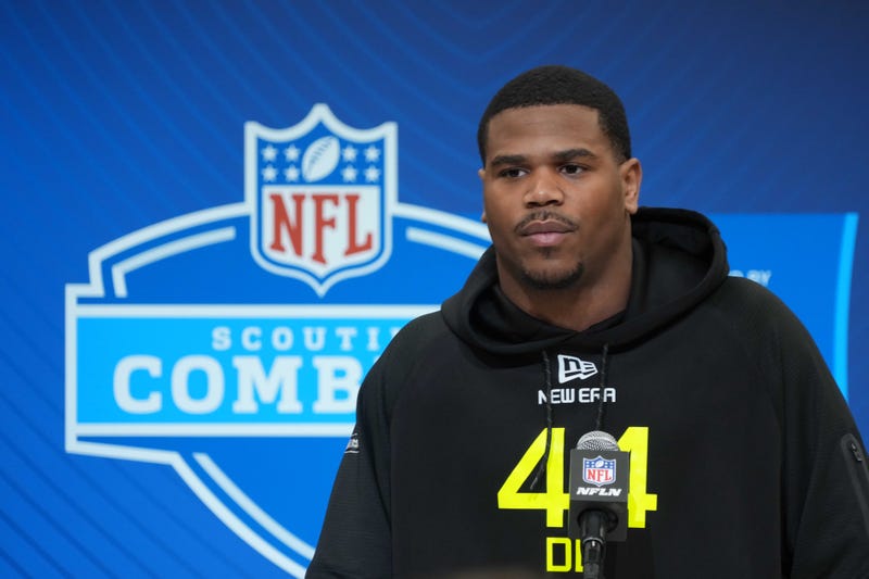 Abdul Carter at the scouting combine