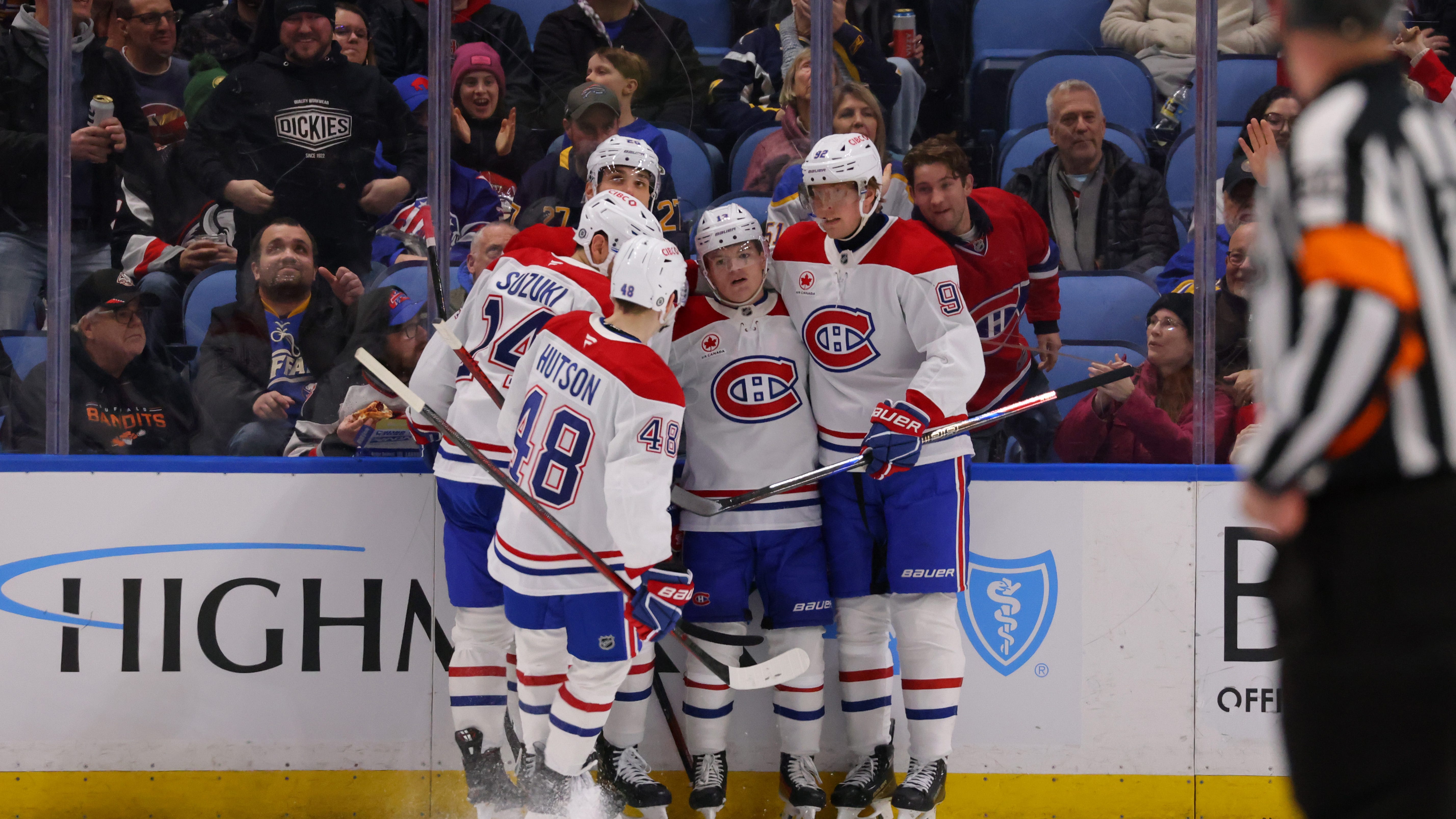 Sabres unable to preserve lead in loss to Canadiens