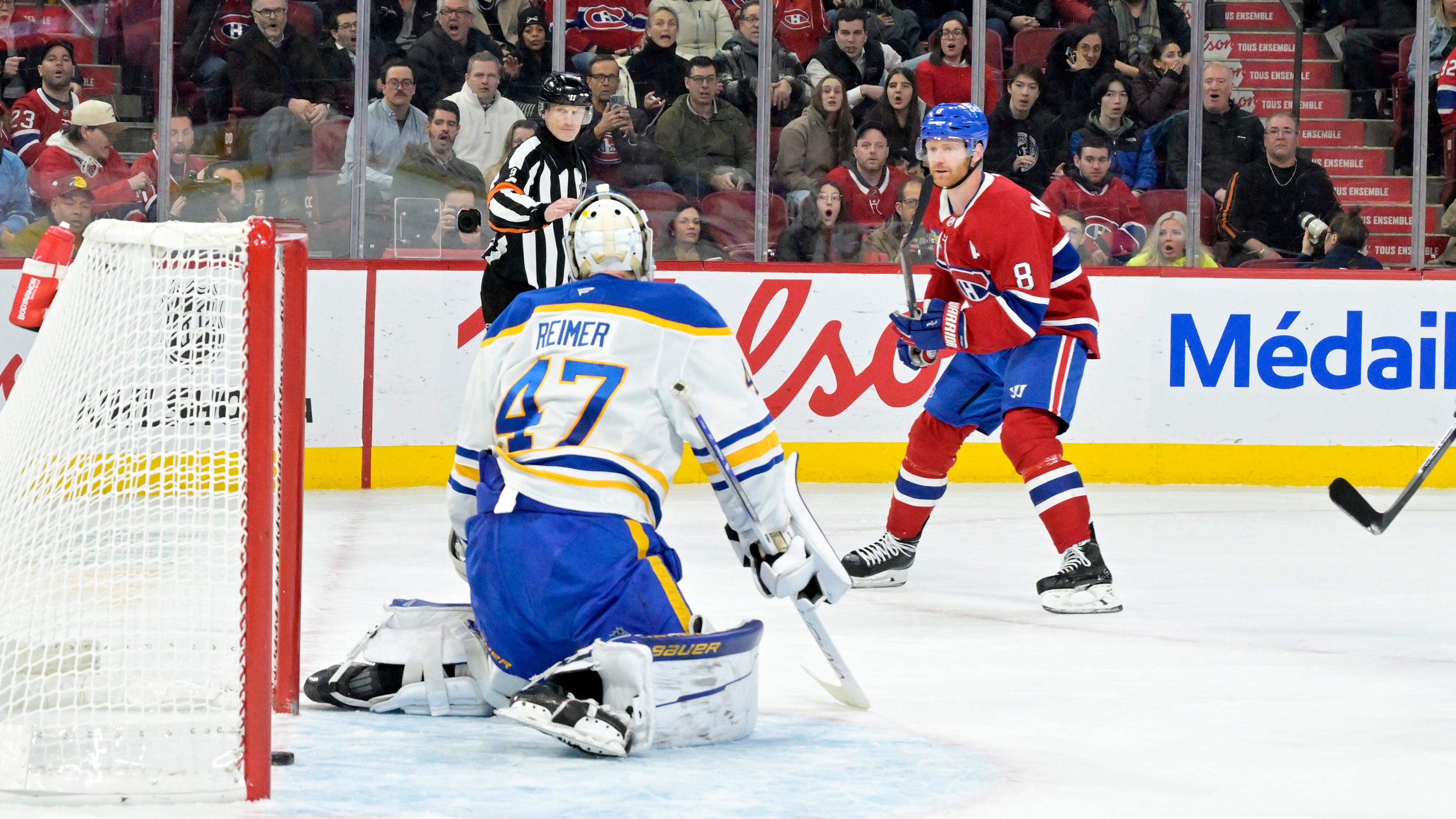 Sabres fall in overtime despite mounting comeback in Montreal