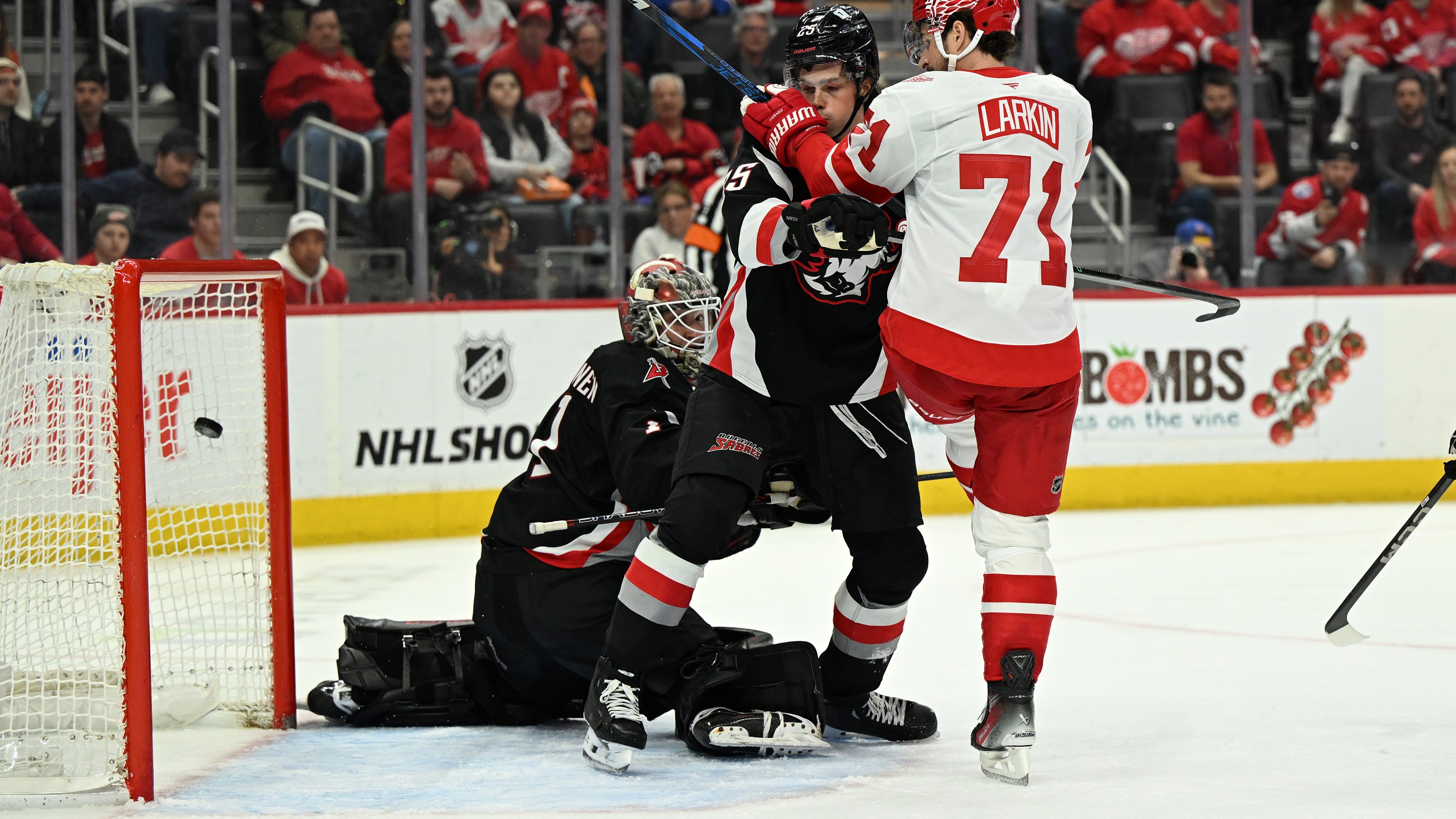 Sabres smoked by Red Wings in Detroit
