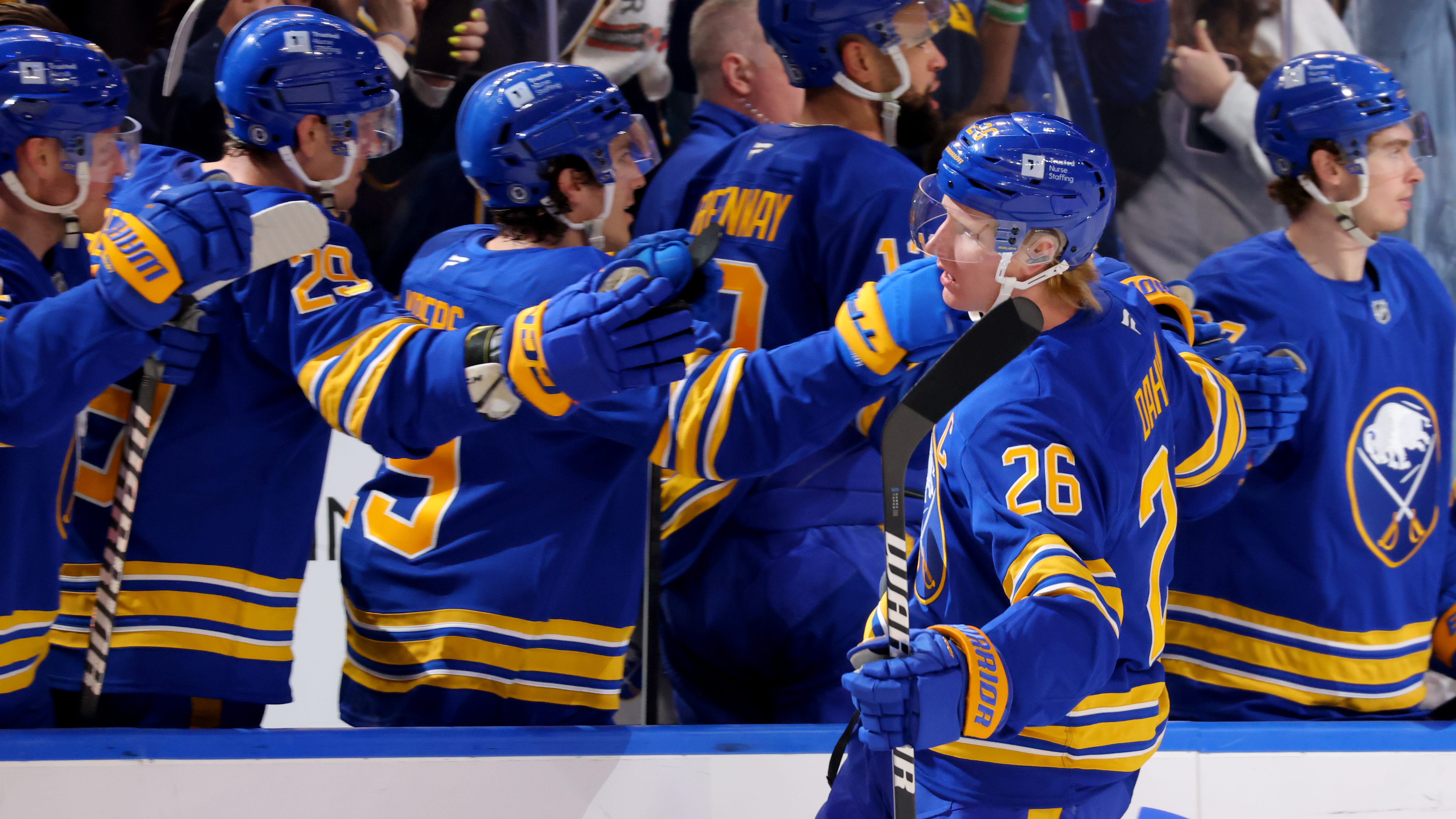 Dahlin's late-game heroics helps Sabres earn shootout win over Eichel, Golden Knights