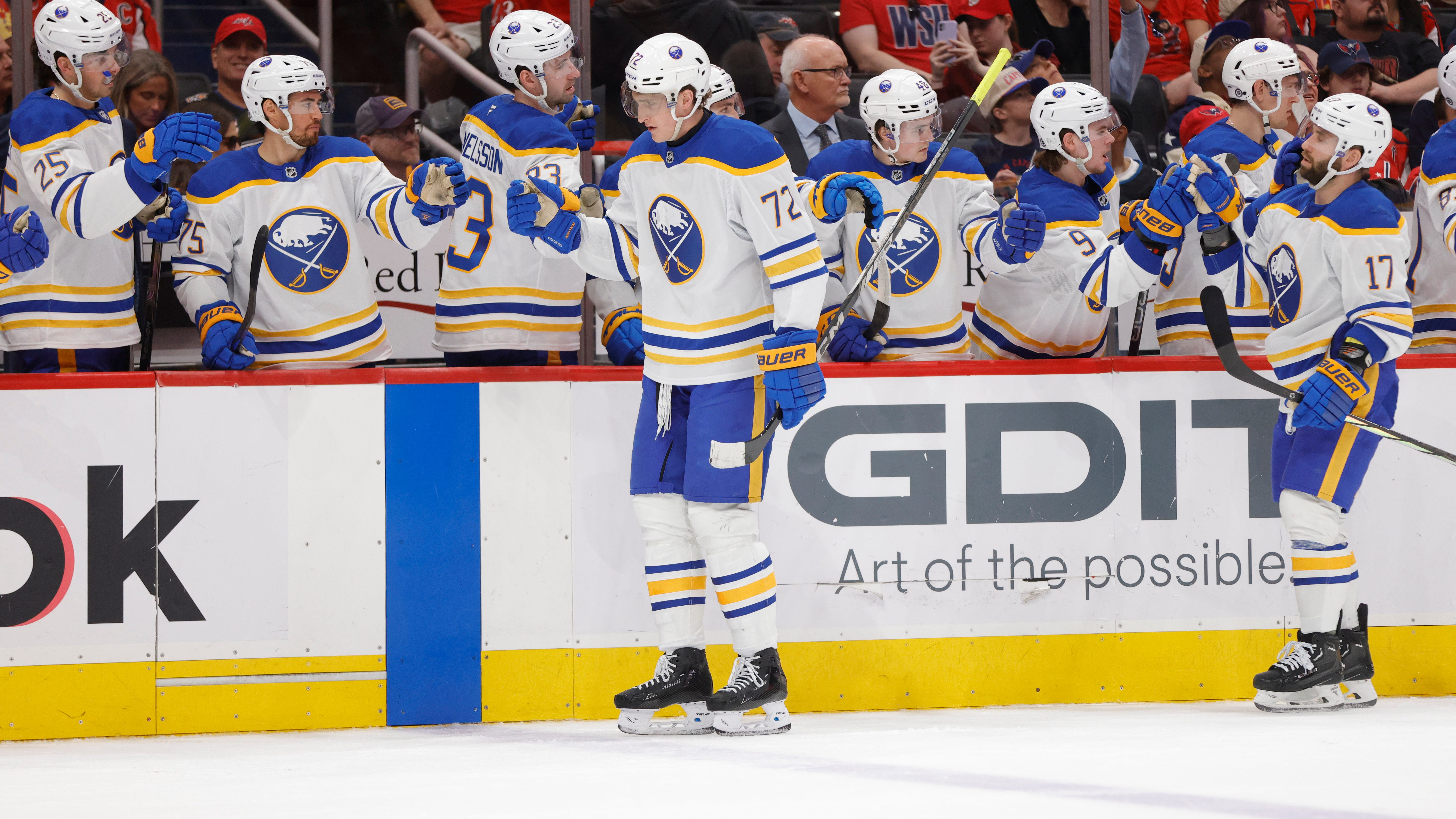 Sabres win barnburner in Washington