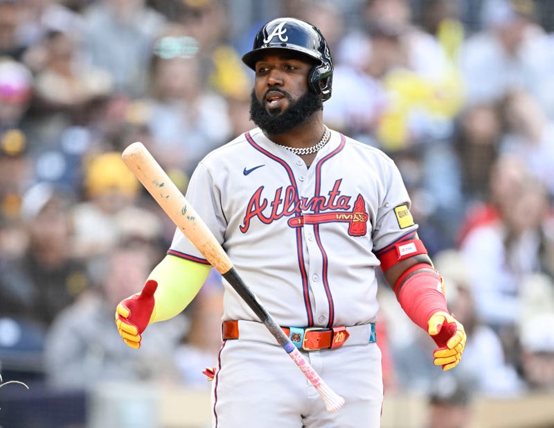 Atlanta Braves designated hitter Marcell Ozuna