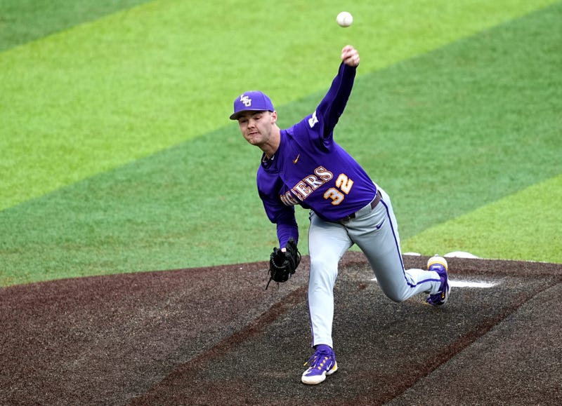 LSU baseball pitcher Kade Anderson