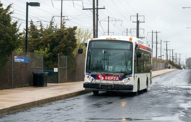 A SEPTA bus in Bucks County.