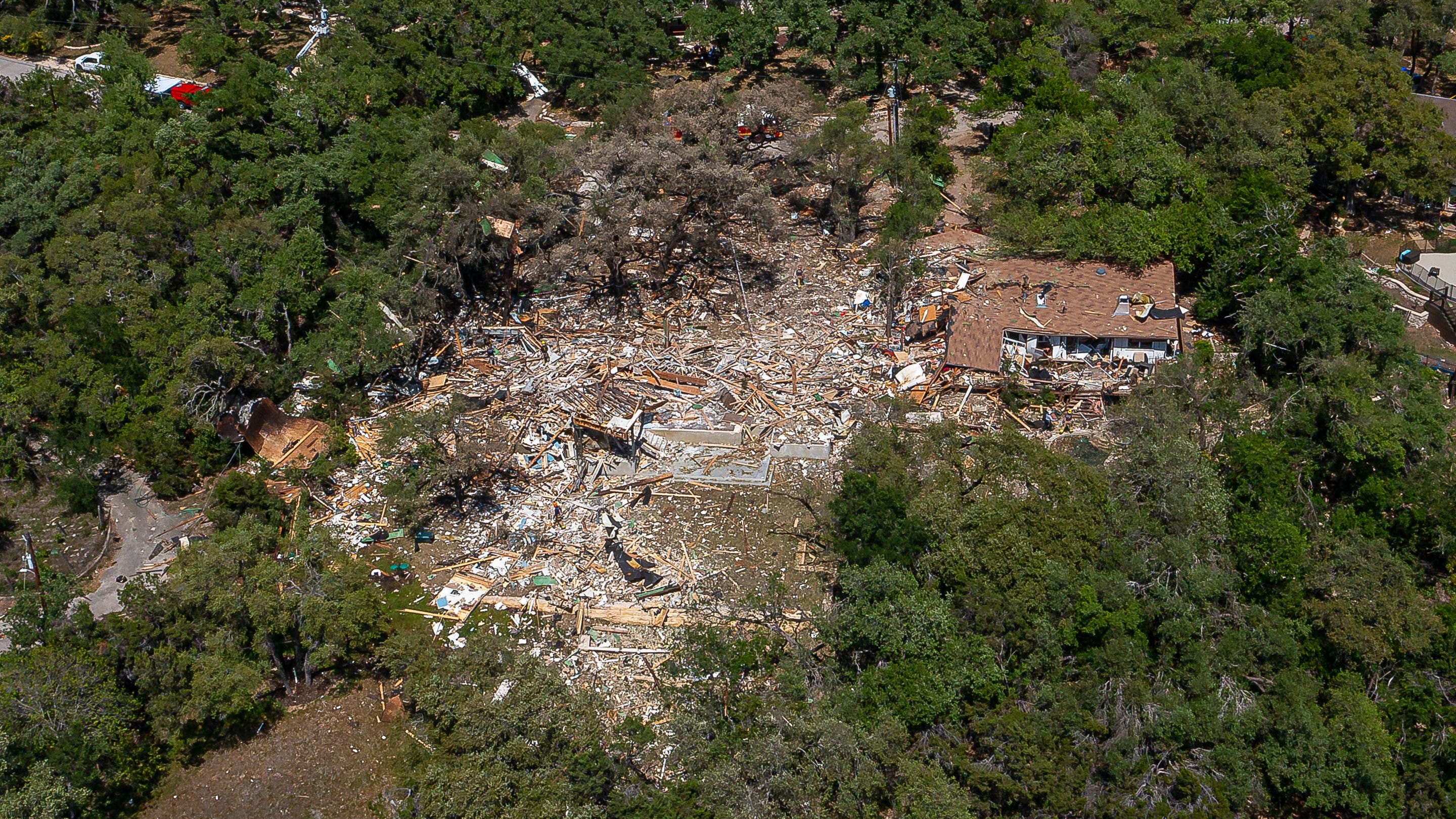 Several injured after house explodes in Northwest Austin, damaging nearby homes; explosion heard for miles