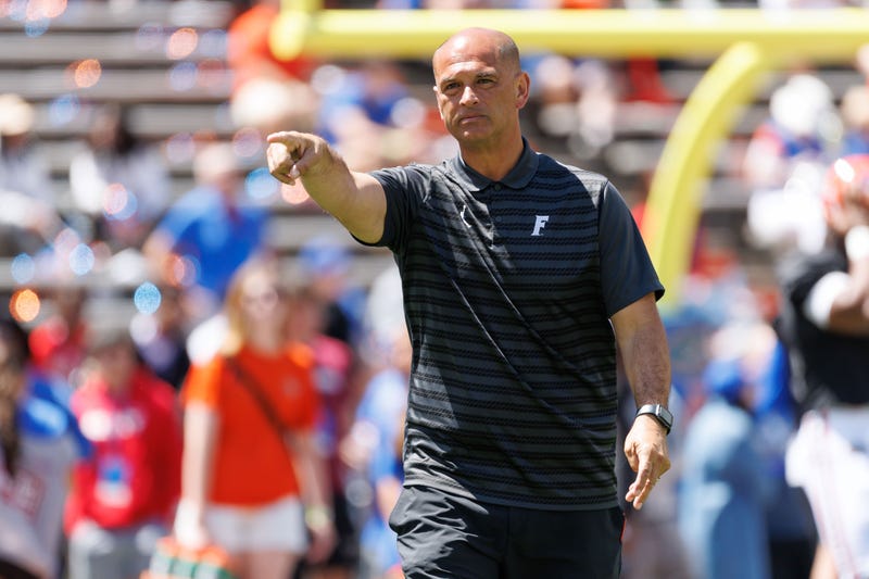 Florida Gators assistant coach for wide receivers Billy Gonzales