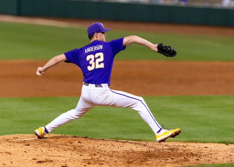 LSU pitcher Kade Anderson