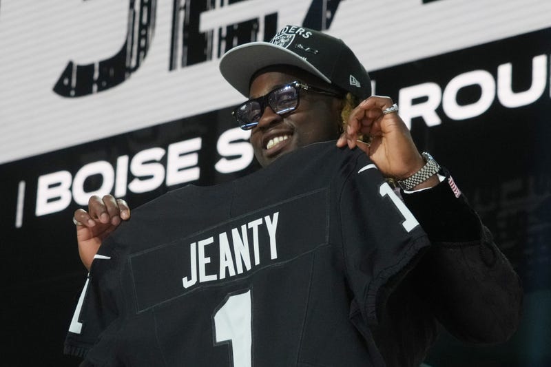 Las Vegas Raiders’ first-round draft pick Ashton Jeanty