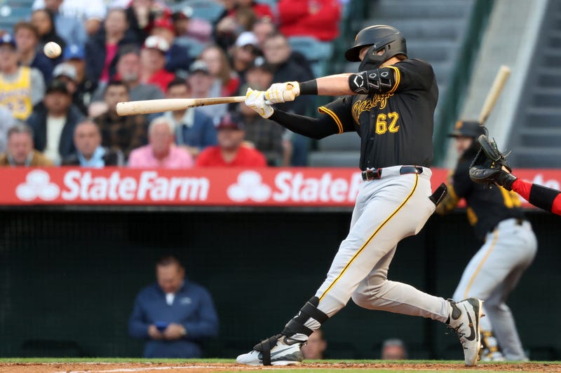 Matt Gorski swinging 1st MLB home run
