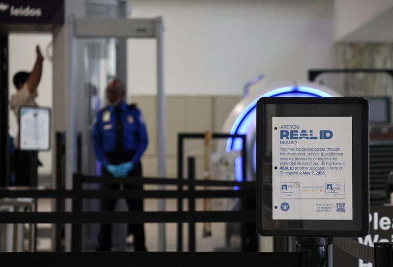 An airport security checkpoint in Texas.