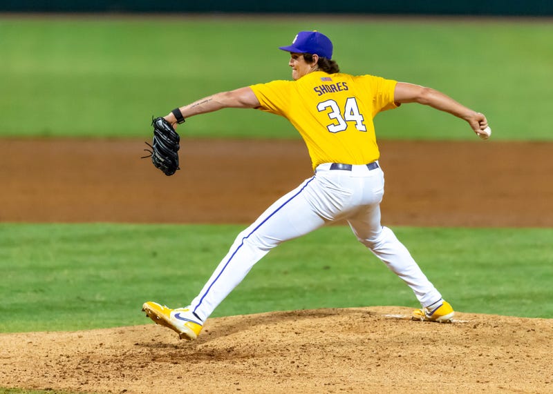LSU pitcher Chase Shores