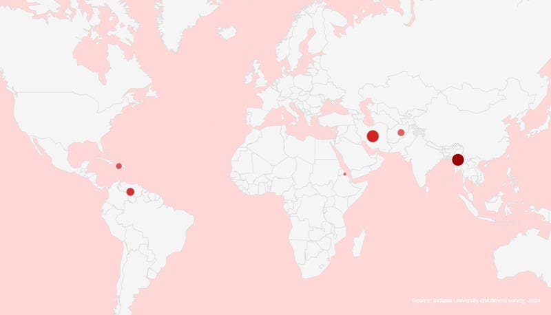 President Donald Trump's travel ban could impact hundreds of IU students whose countries of origin include Iran, Afghanistan and Haiti.