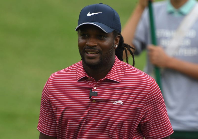 Golf personality and broadcaster Will Lowery walks with the group during the BMW Charity Pro-Am golf tournament at Thornblade Club in Greer, S.C. Thursday, June 5, 2025.