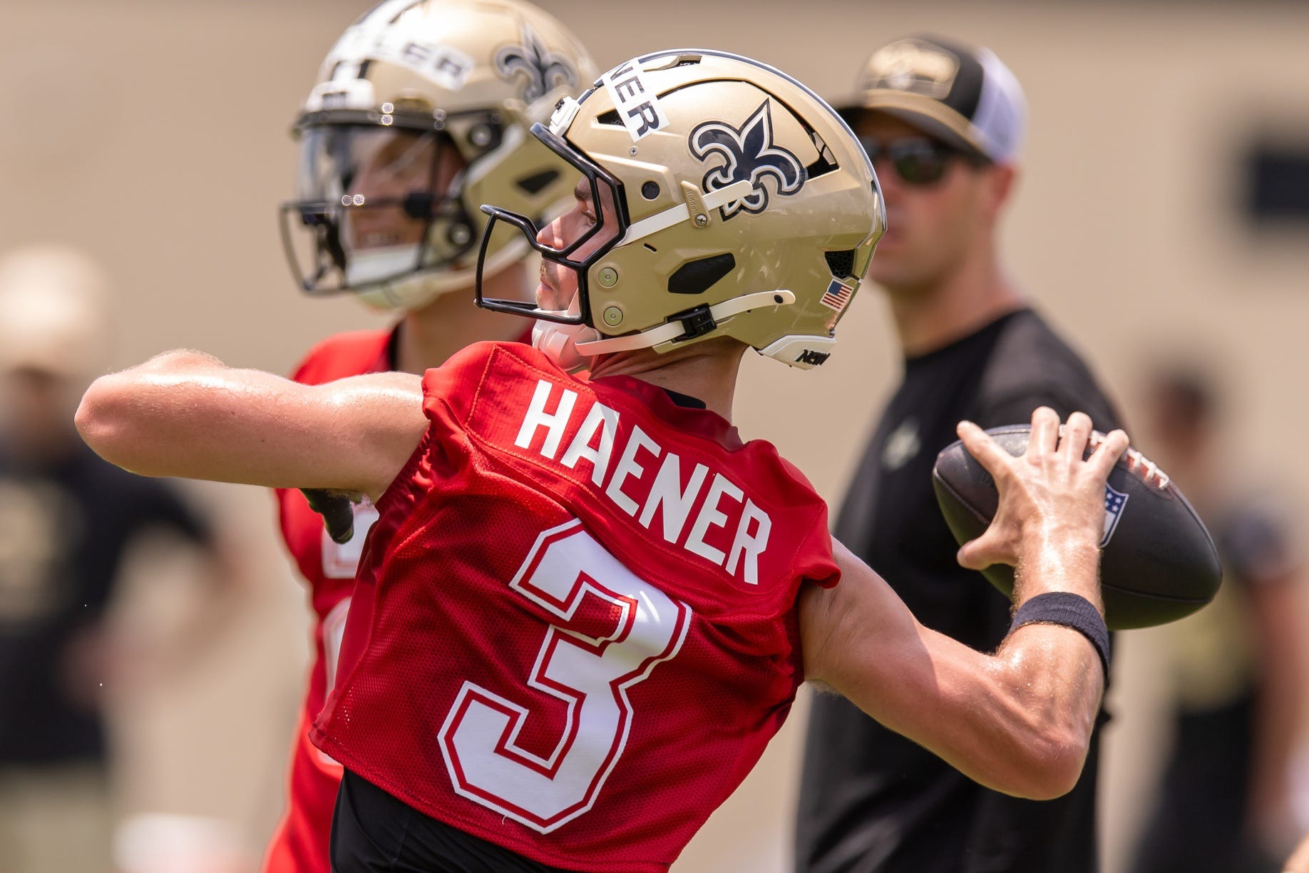 Day 3 Saints camp notes: Jake Haener gets day in QB battle