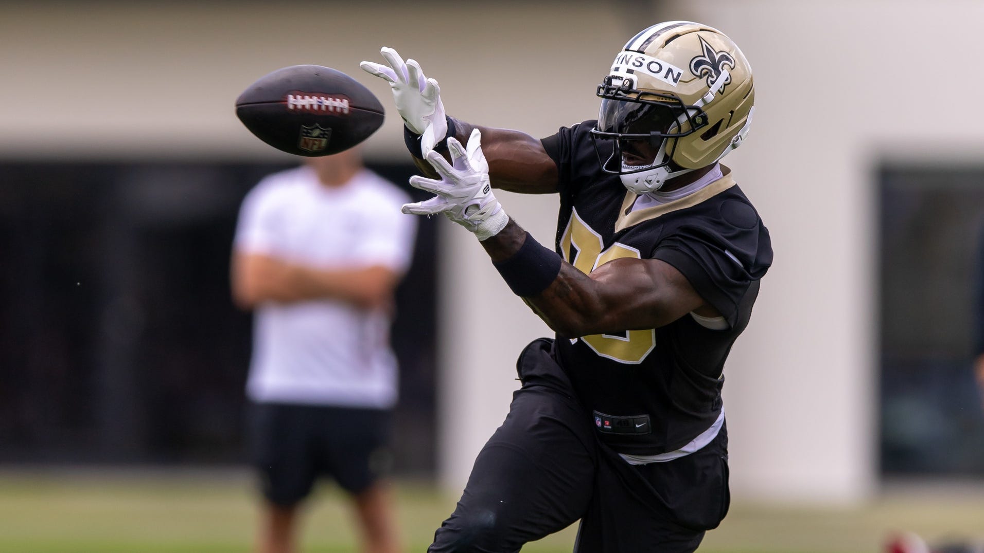 Deuce: Juwan Johnson coming on strong for Saints, and they'll need him big-time