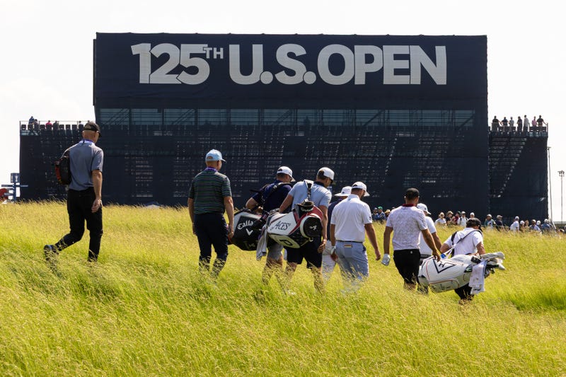 US Open with billboard in back