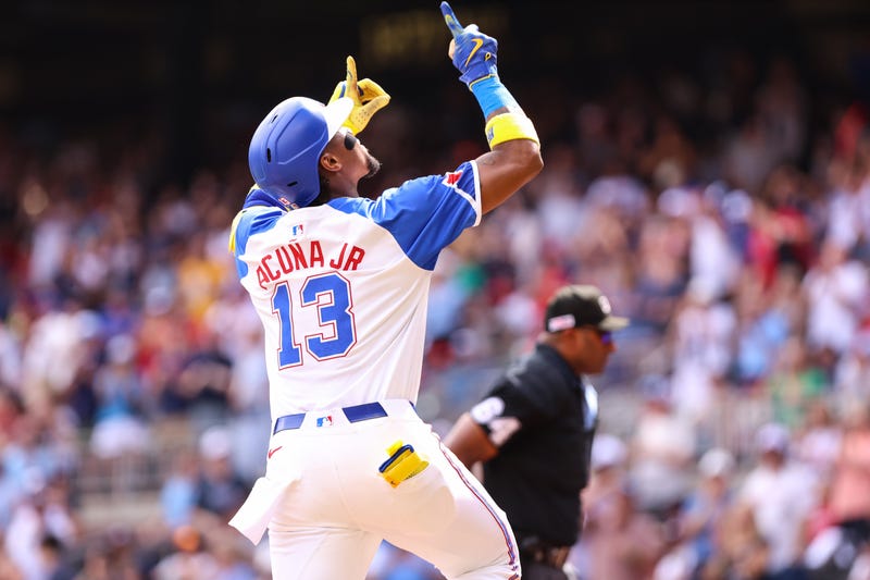 Atlanta Braves outfielder Ronald Acuna Jr. (13)