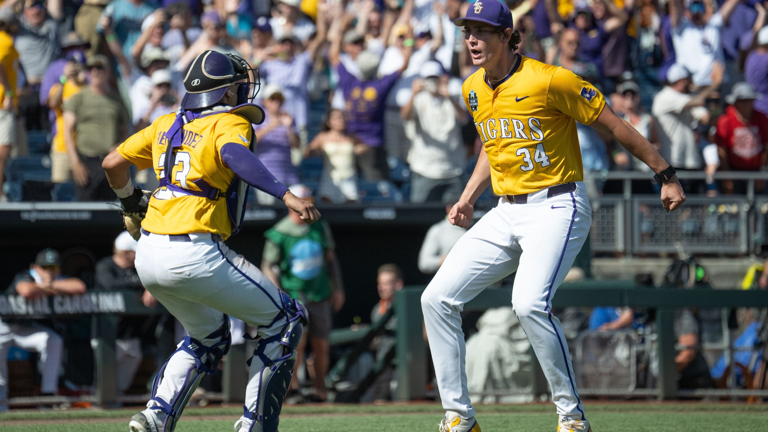 LSU does it! Tigers sweep Coastal Carolina to land 8th national title