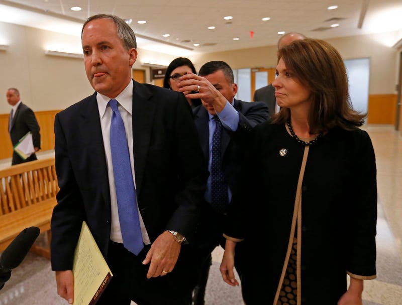 Texas Attorney General Ken Paxton and his wife Angela