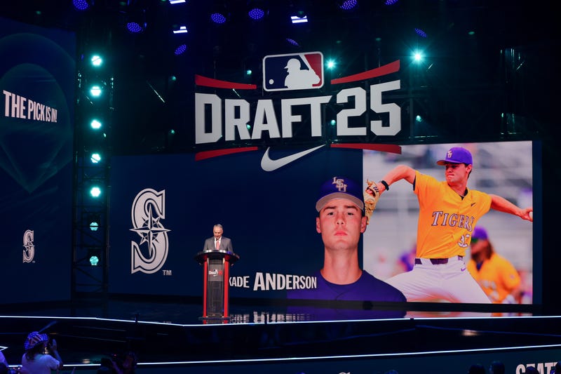 Former LSU pitcher Kade Anderson is drafted #3 overall
