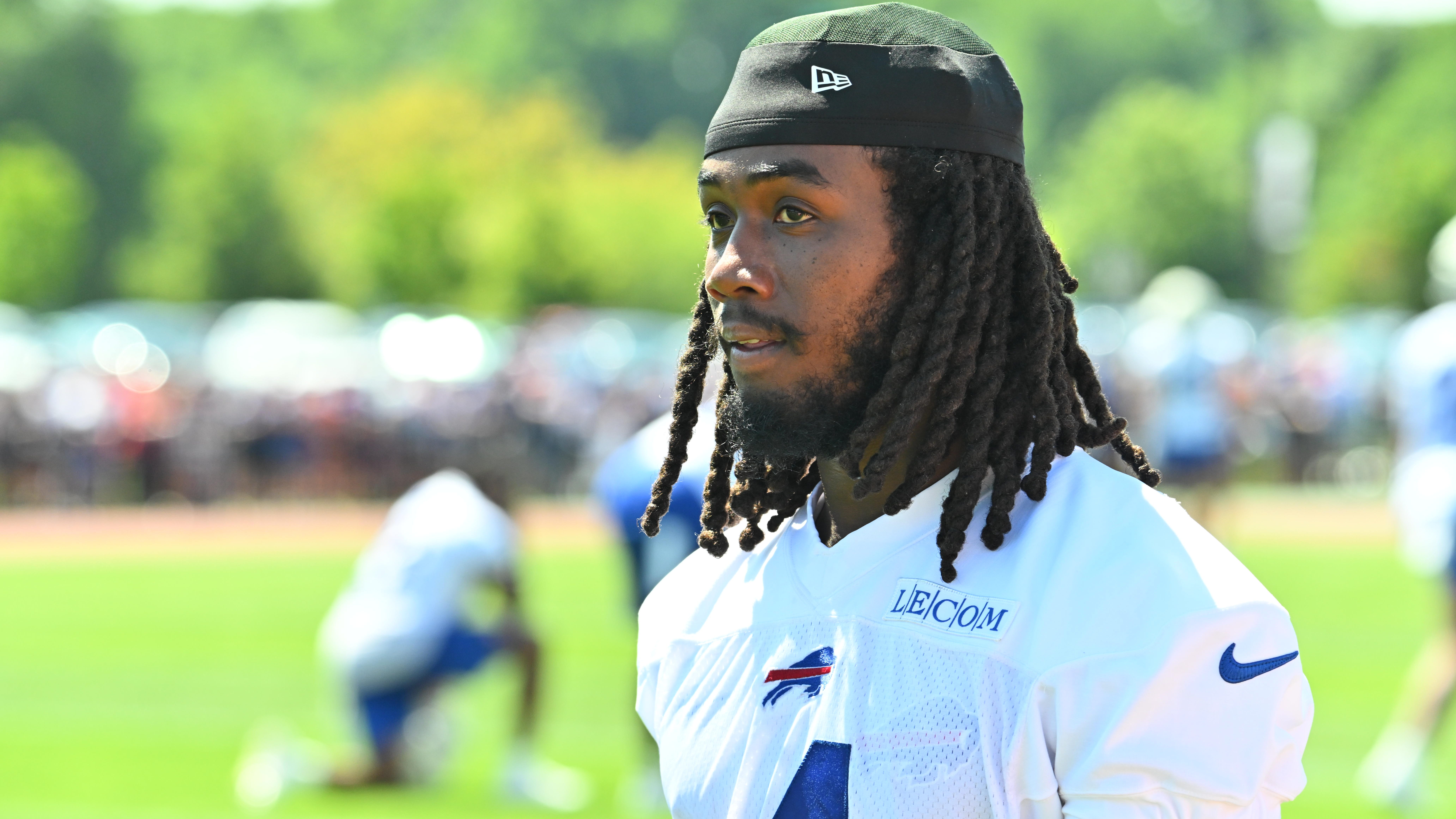 James Cook returns to practice for Bills