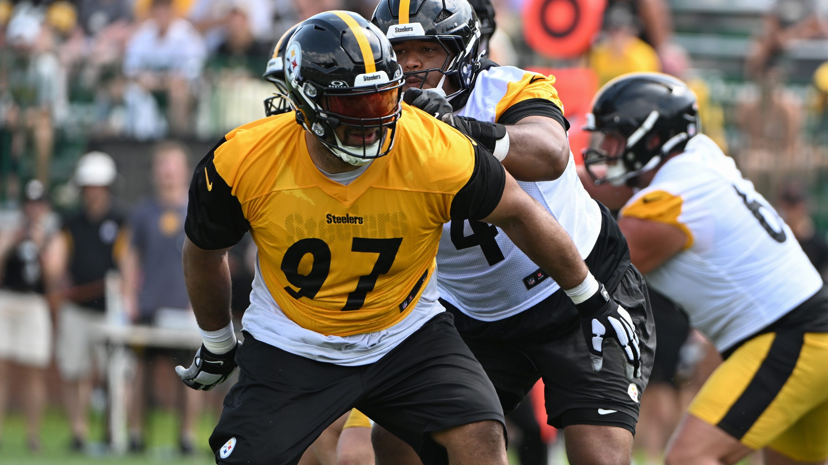Cam Heyward talks but status for Sunday still in question