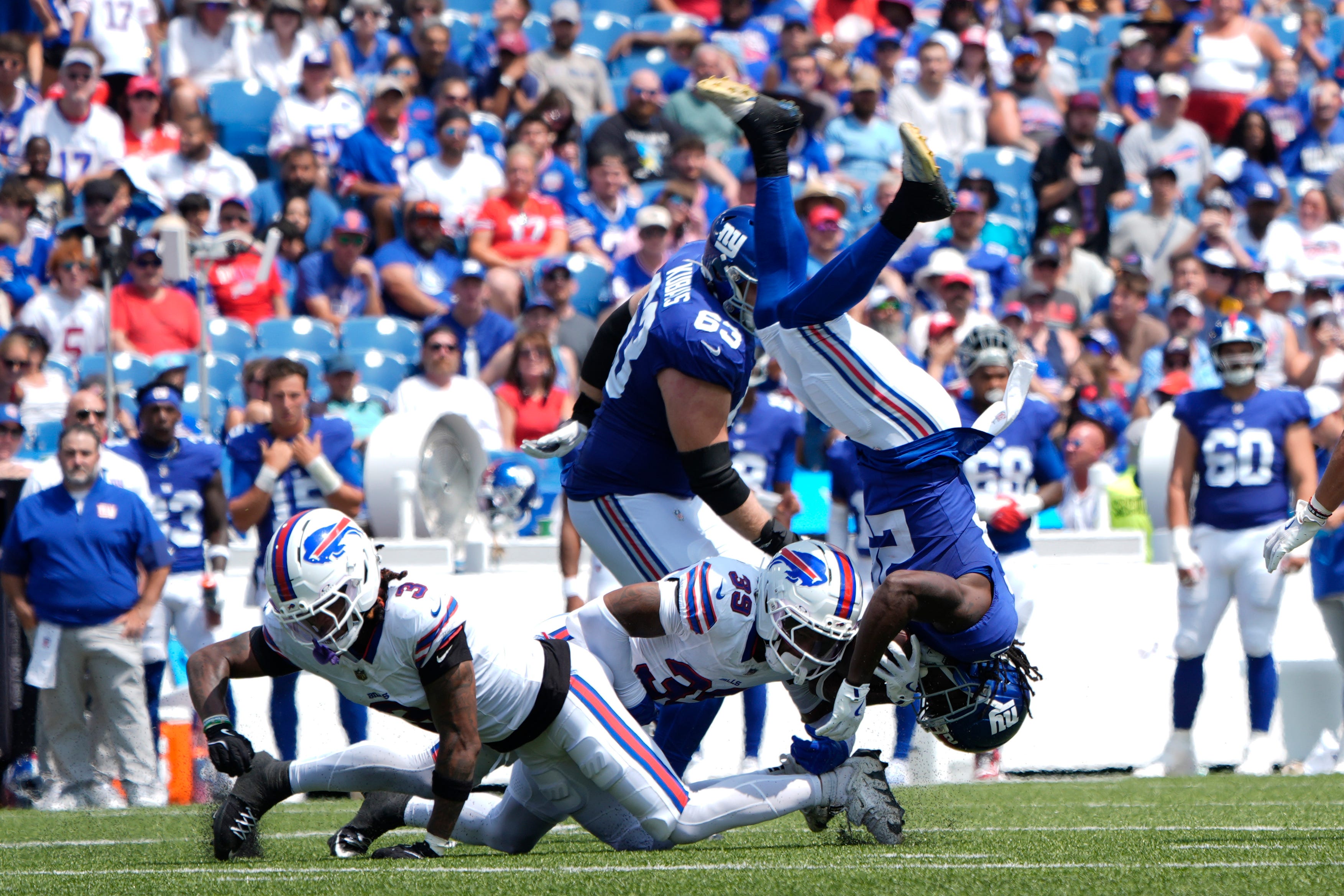 Capaccio: Arrow UpArrow Down: Giants at Bills preseason