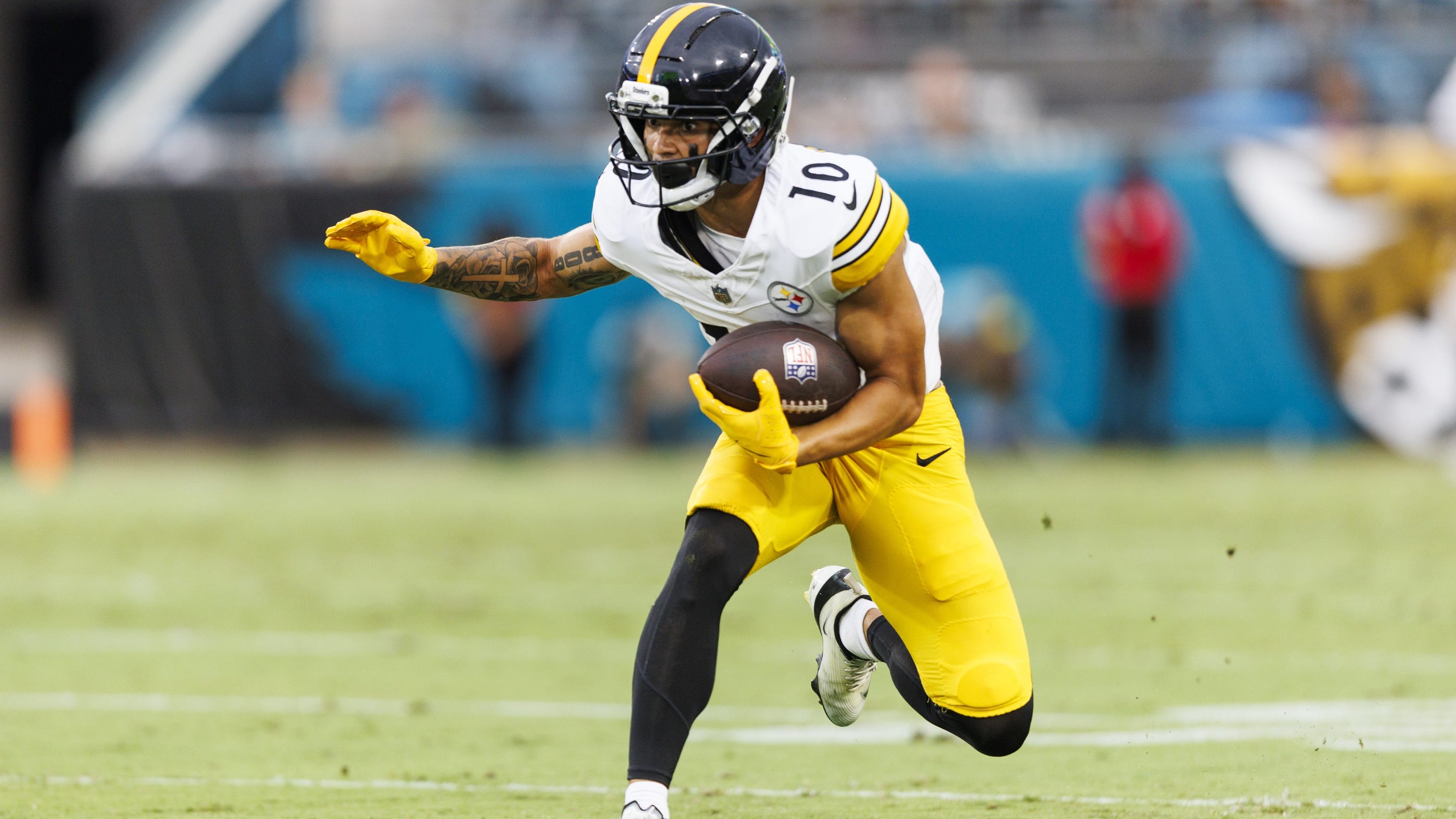 Roman Wilson shows up, but has to keep foot on the gas