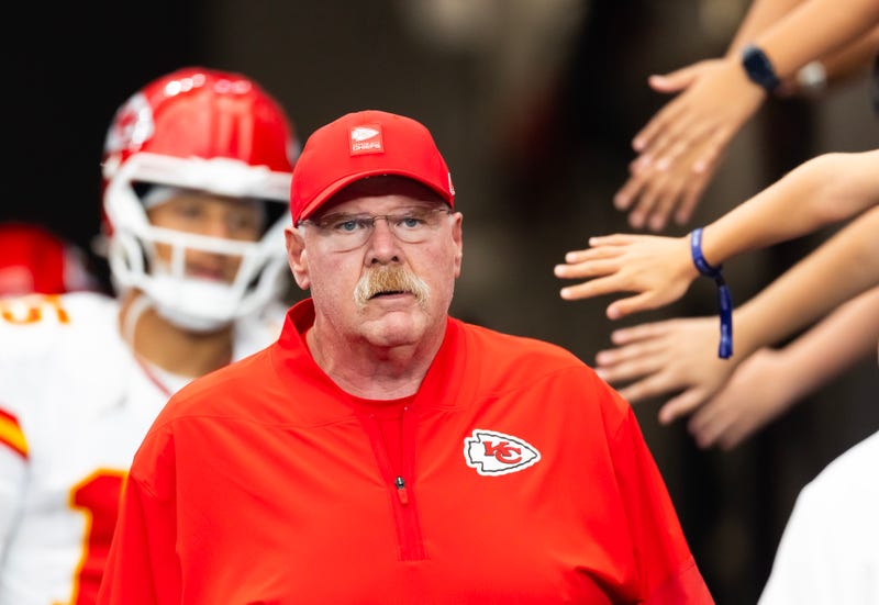 Kansas City Chiefs head coach Andy Reid against the Arizona Cardinals during a preseason NFL game at State Farm Stadium.