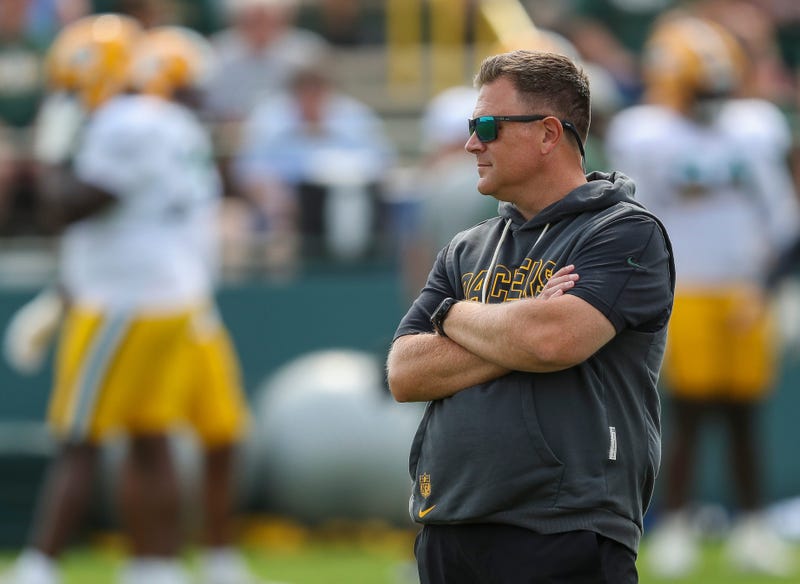 Green Bay Packers general manager Brian Gutekunst surveys practice on Tuesday, August 12, 2025, at Ray Nitschke Field in Ashwaubenon, Wis. Tork Mason/USA TODAY NETWORK-Wisconsin