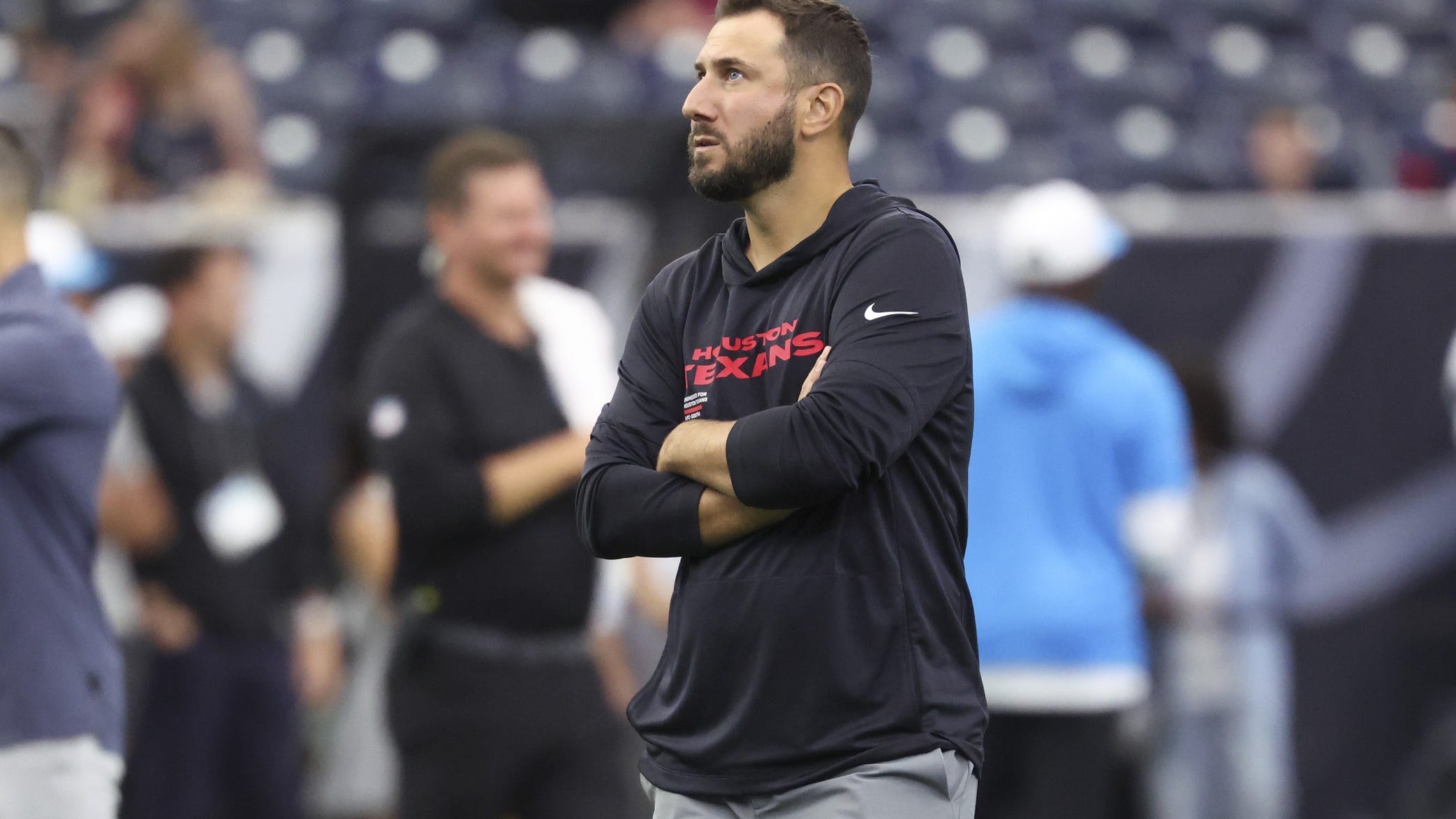 How far out of his depth is Texans OC Nick Caley?