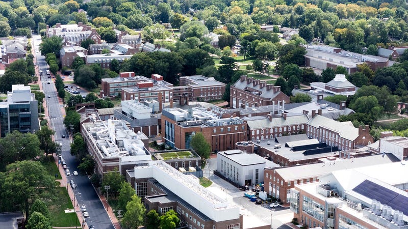 University of Delaware campus in Newark, Delaware.