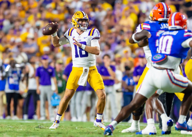 LSU quarterback Garrett Nussmeier