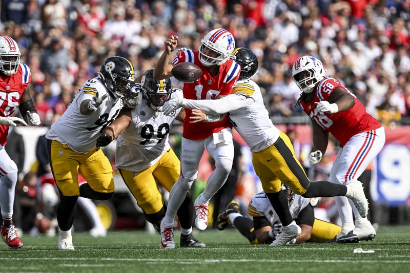 Steelers force fumble vs Patriots