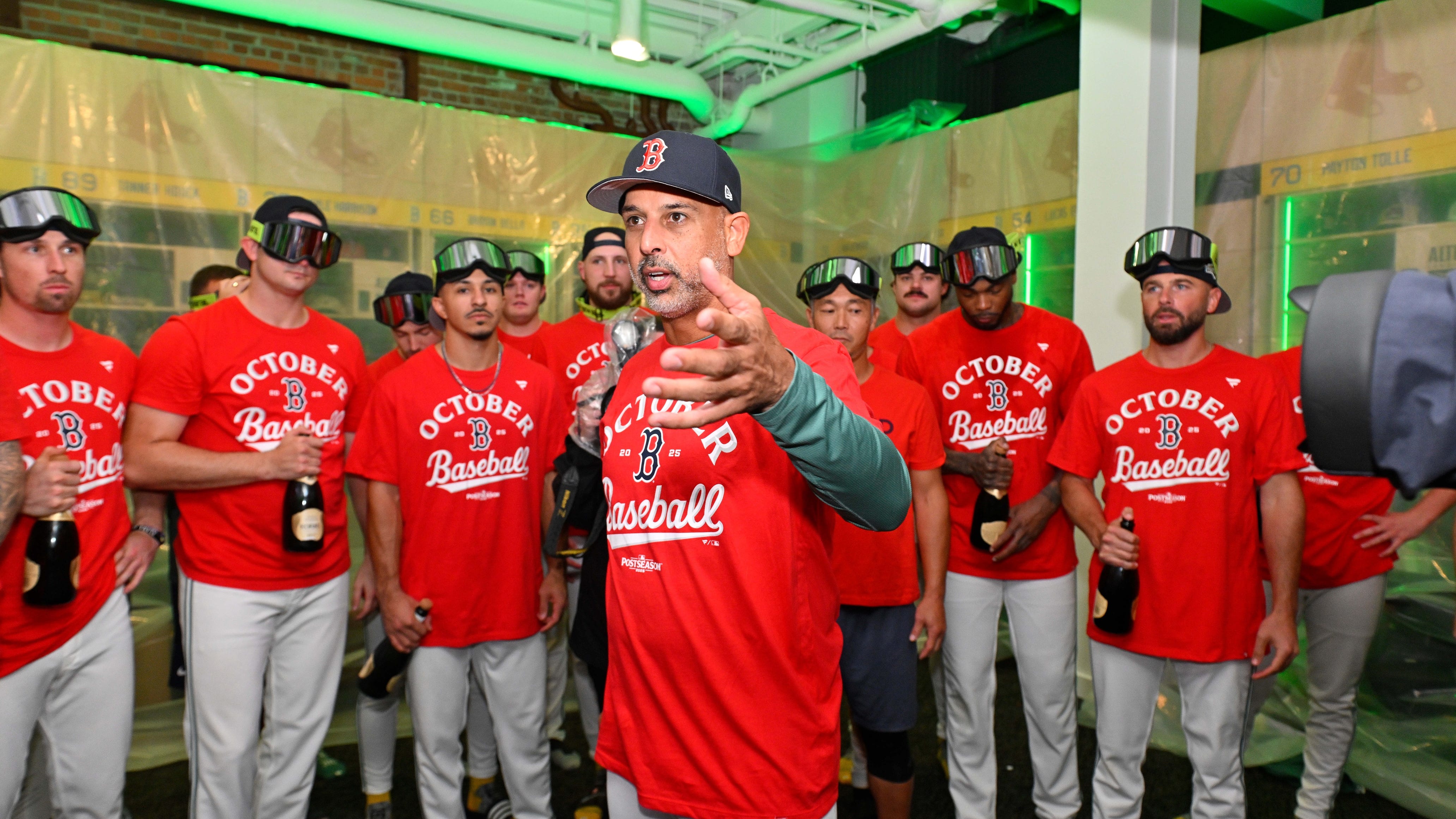 Why Alex Cora embraced emotion following postseason clincher