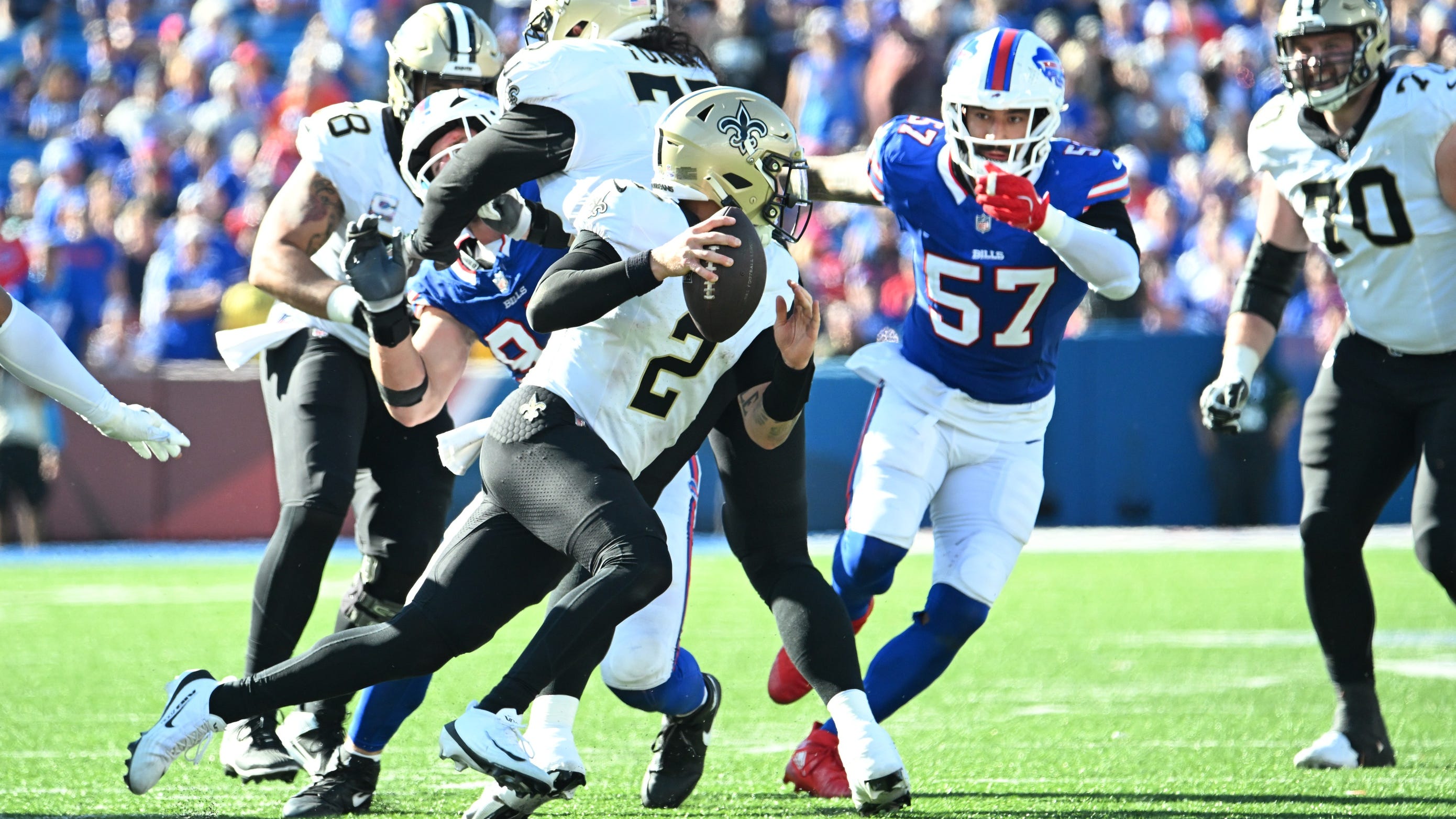 Saints battle, but miss too many chances in loss to powerhouse Bills