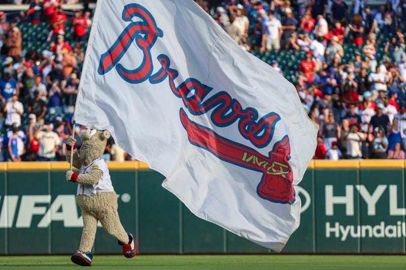 The Atlanta Braves mascot Blooper