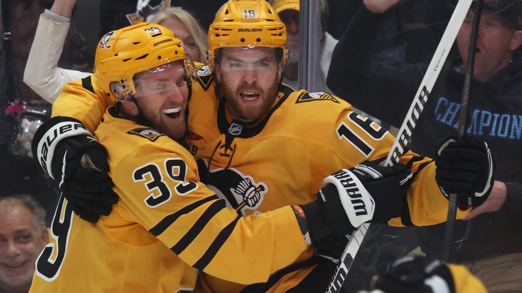 Mix of vets and youth lead Pens to home opener win