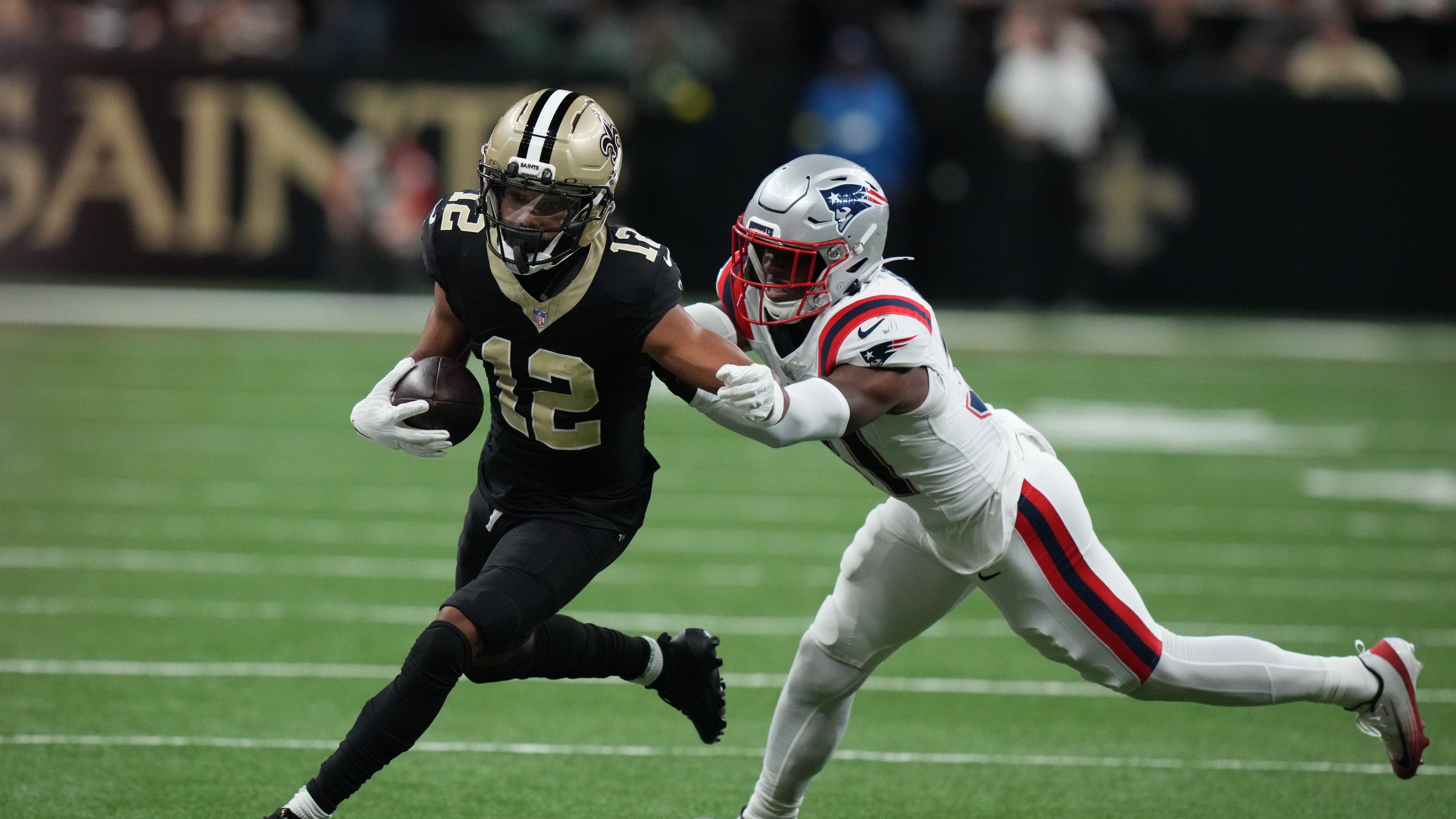 Saints initial Week 13 injury report: Chris Olave leaves early with back issue